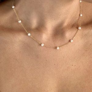 14k covered gold on silver - fresh water pearl